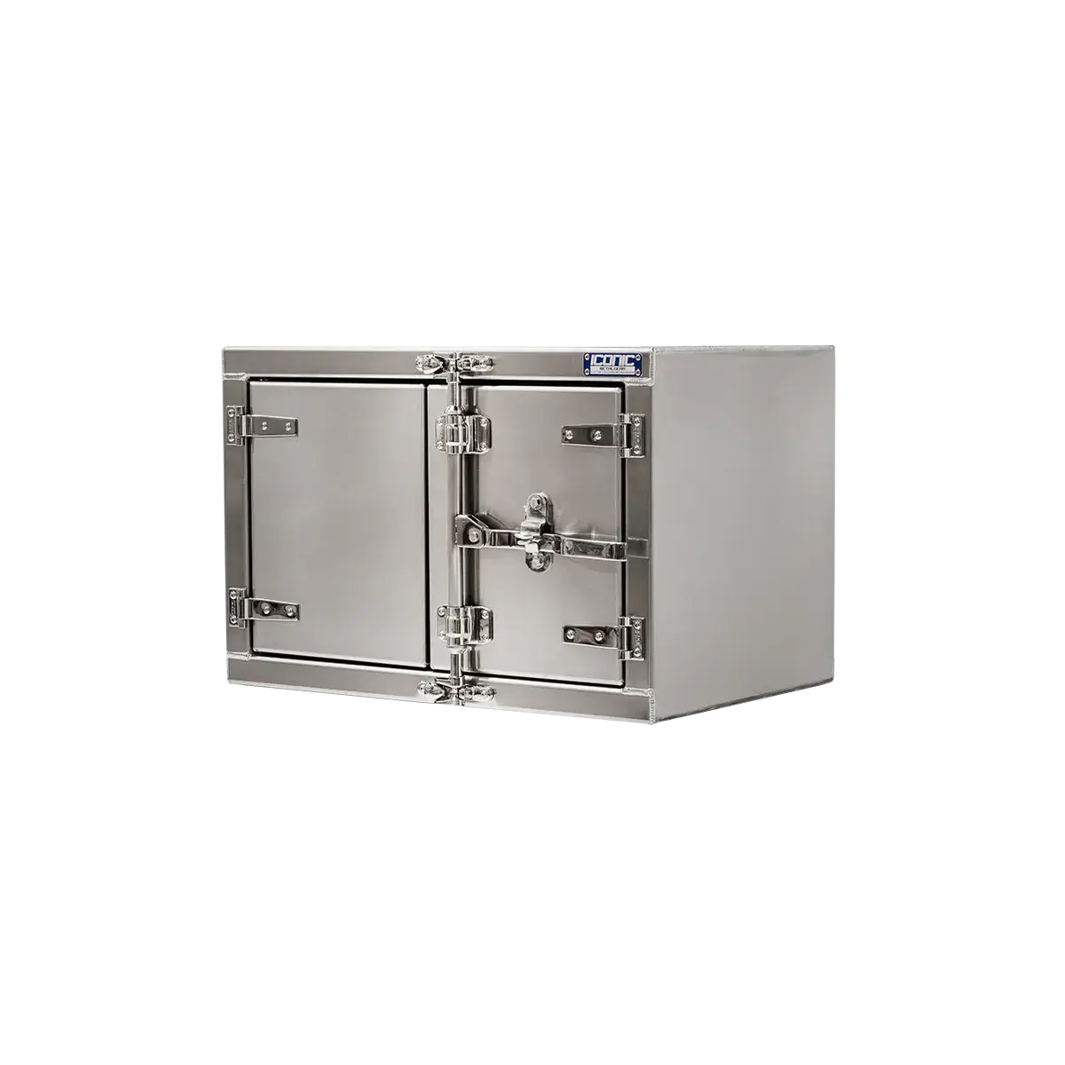 Cam-Lock Box Aluminum Smooth Dual Barn Door 36" Width x 24" Height x 24" Depth