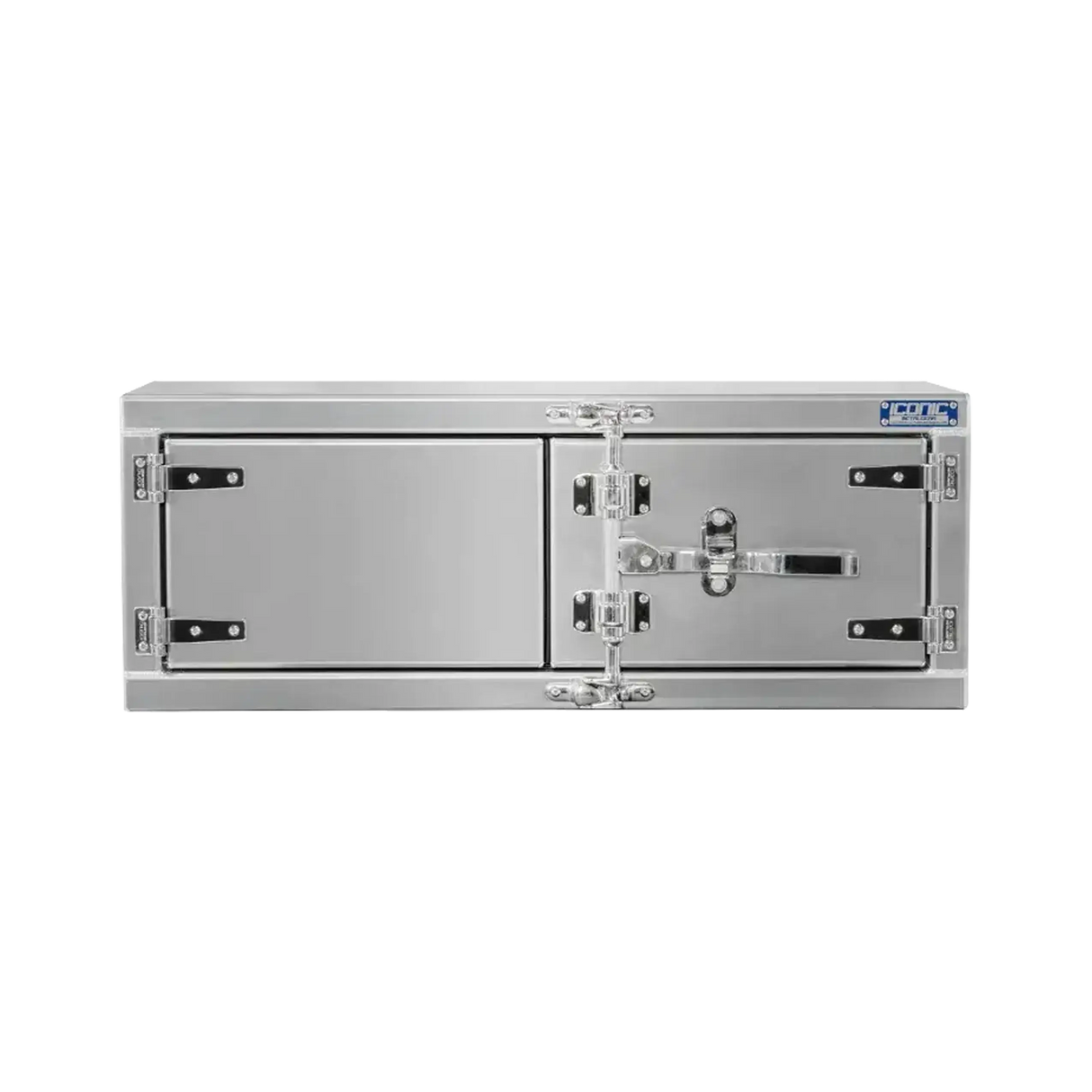 Cam-Lock Box Aluminum Smooth, SS Dual Barn Door 48" Width x 30" Height x 24" Depth