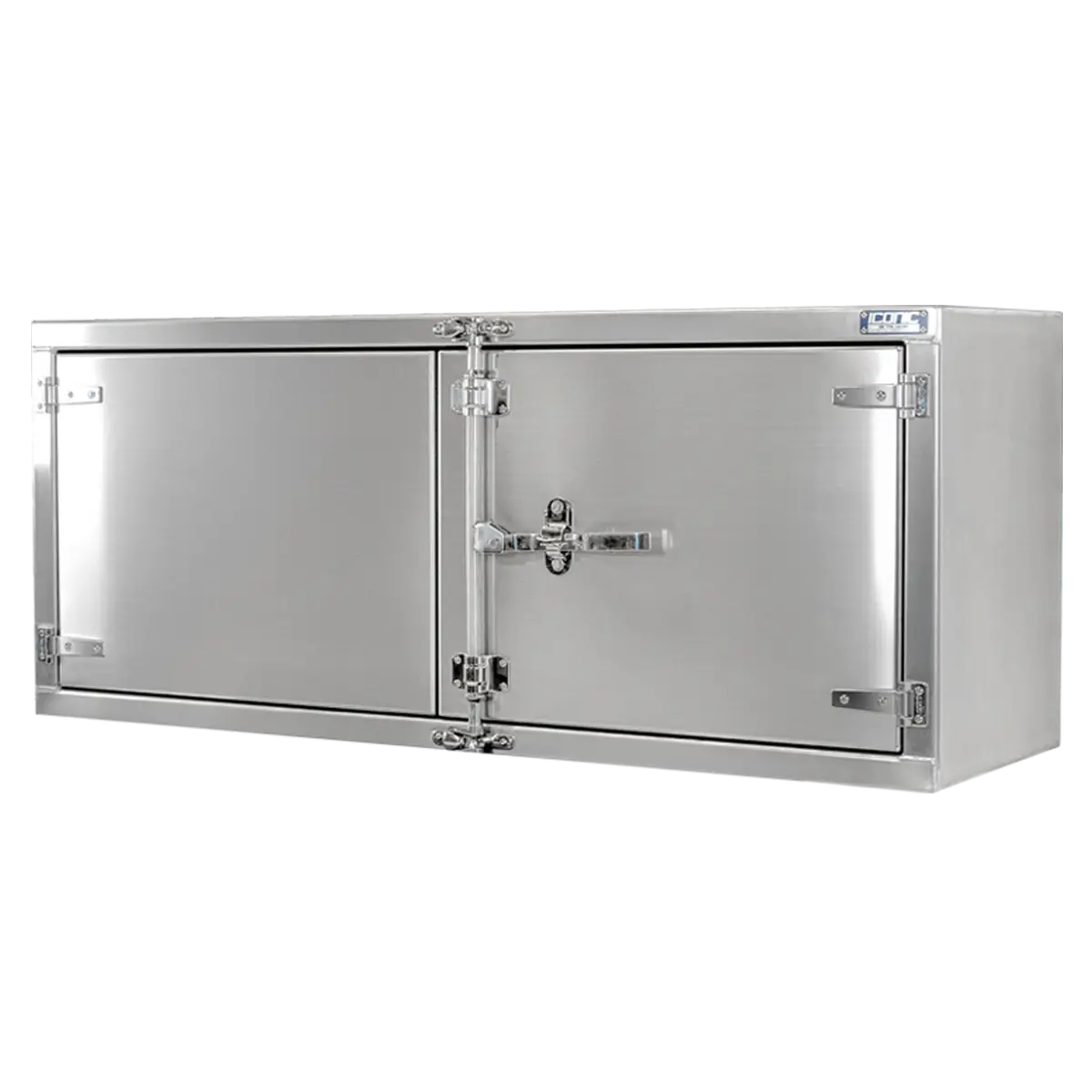 Cam-Lock Box Aluminum Smooth Dual Barn Door 72" Width x 30" Height x 24" Depth