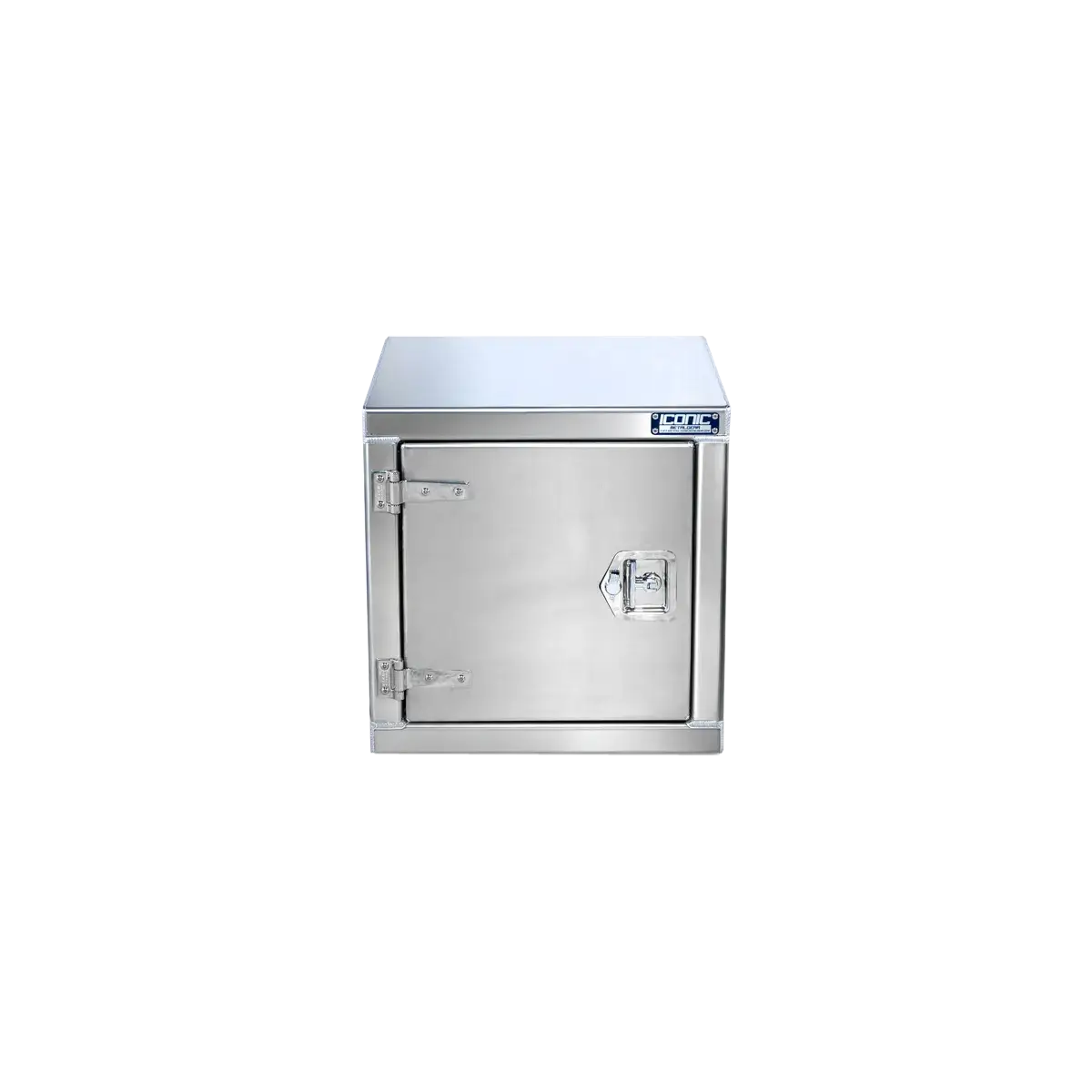 Standard T-Handle Box Aluminum Smooth Single Side Swing Door 24" Width x 24" Height x 18" Depth