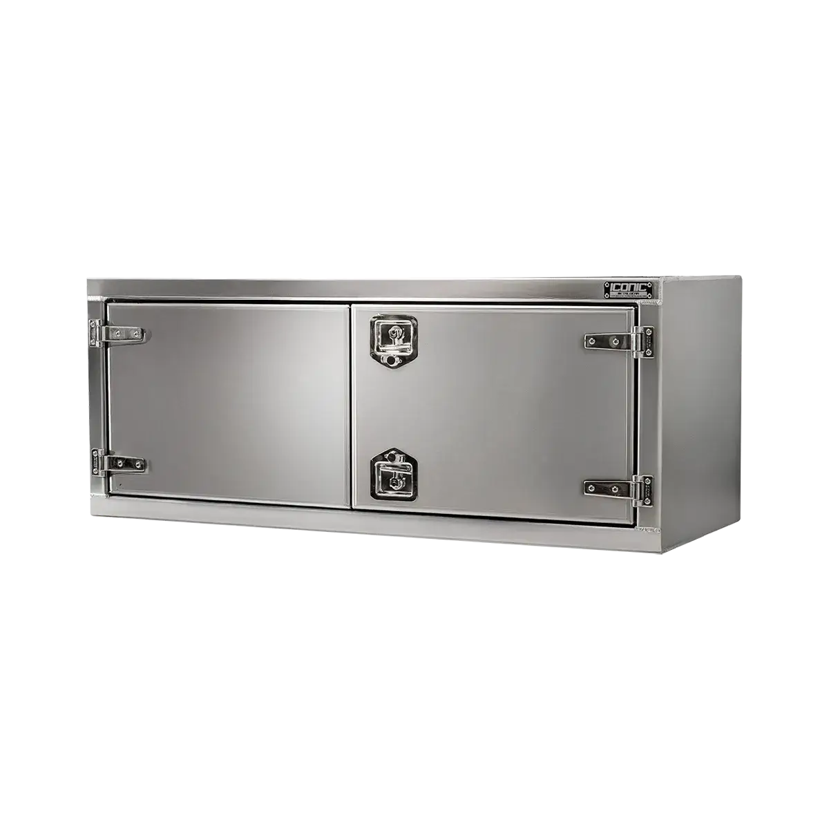 Standard T-Handle Box Aluminum Smooth Dual Barn Door 60" Width x 24" Height x 24" Depth