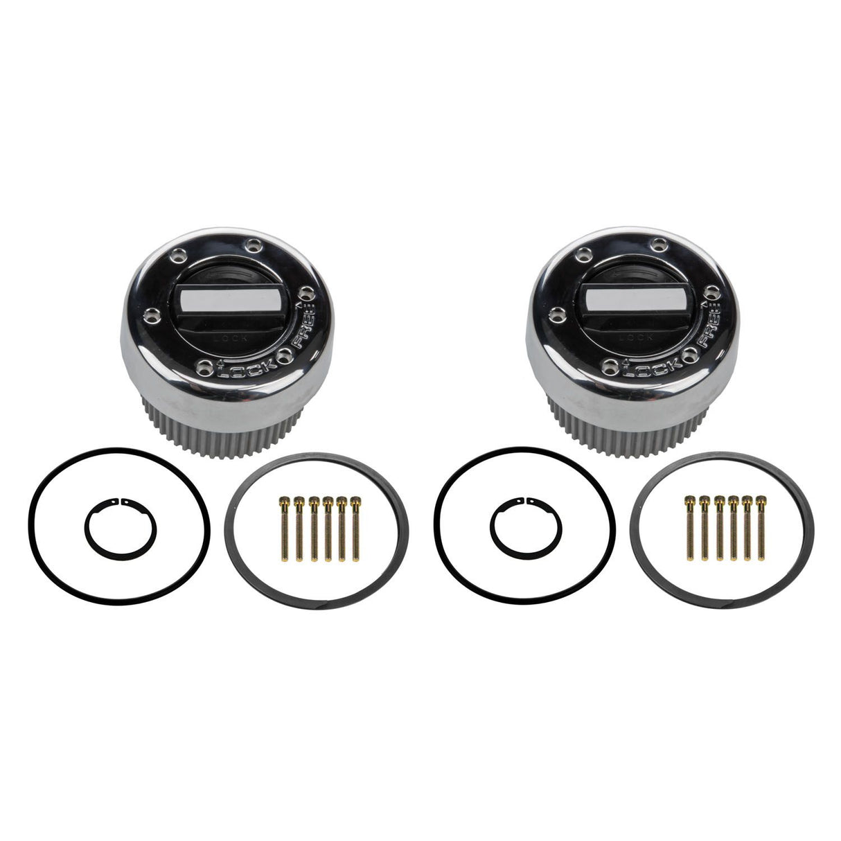 WRN STD. MANUAL HUB SET 30 SPLINE