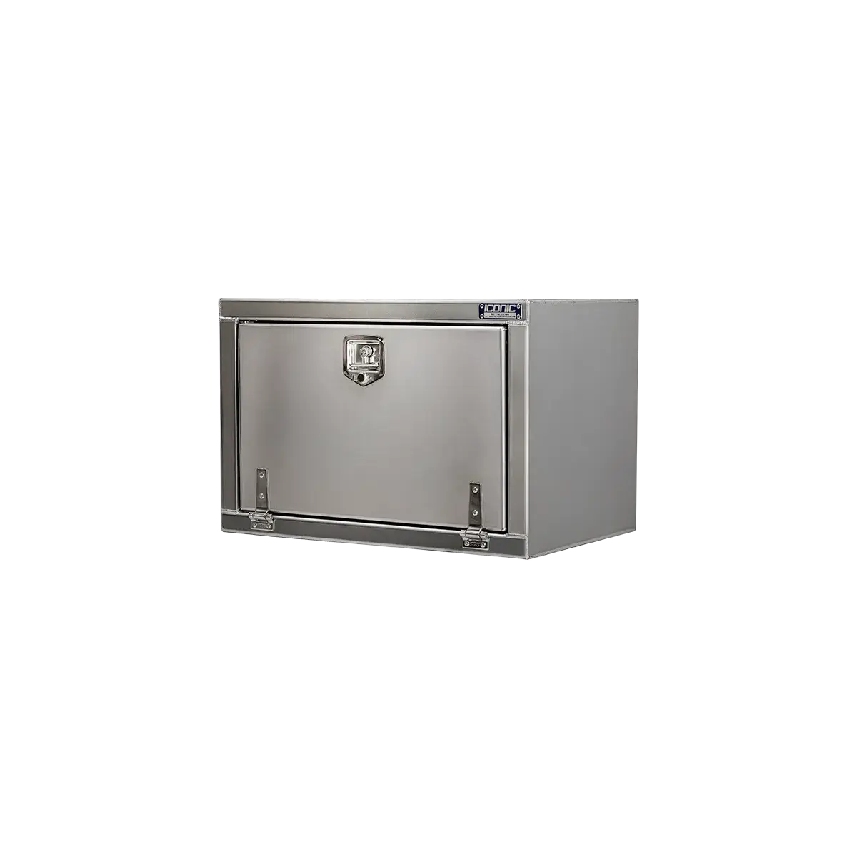 Standard T-Handle Box Aluminum Checkerplate Single Fold Down Door 36" Width x 24" Height x 18" Depth