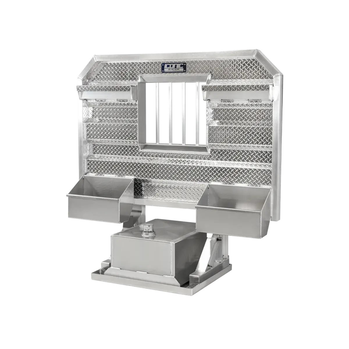 Cab Rack 70" Headache Rack Combo - 30Gallon 70" Width x 68" Height