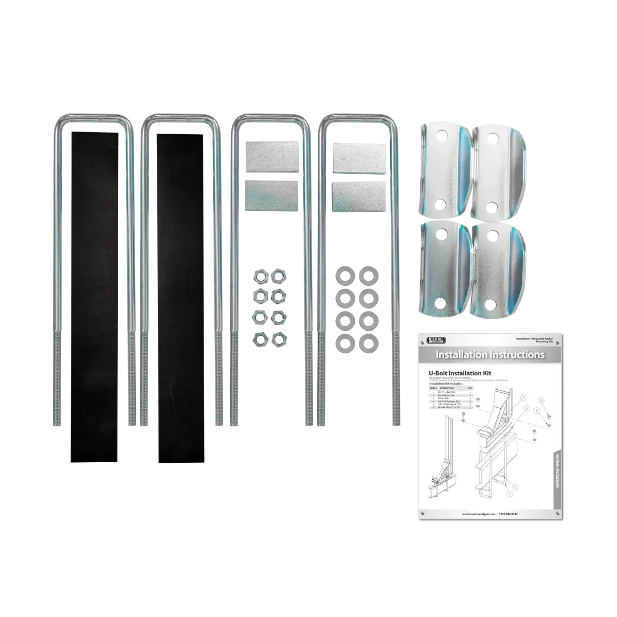 Mounting Bracket 21" U-Bolt Mounting Kit 21" Width