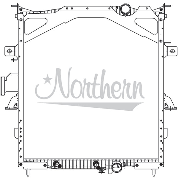 Mack Radiator 239143 MACK  CX, CXN;RADIATOR 1003612CS , 1003612 , 1003612CS , 1102313 , 3MF5587M2 , 3MF5587M3 , 3MF5546M , 3MF5574M , 1003592A , 21129347 , 21129519 , 7300-12PTWF