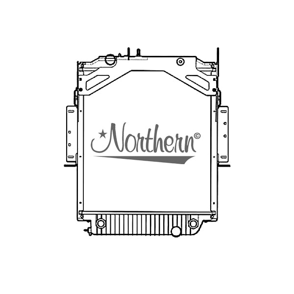 Freightliner Radiator 239379 FREIGHTLINER MB-55;STEP VANS RAD W/FRAME 1003566 , 3942583