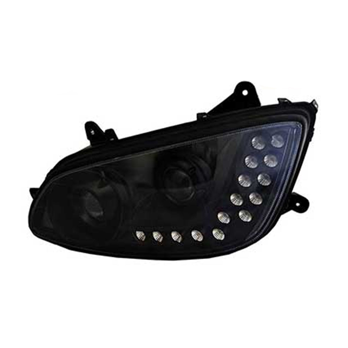 Kenworth T660 Headlight Black Driver Side
