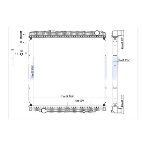 Freightliner Cascadia Radiator 2017 & Newer 238848