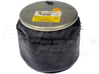 Air Spring 452-8813L Rolling Lobe Rubber with Plastic Piston — 17.72 in Height, PACCAR Cross