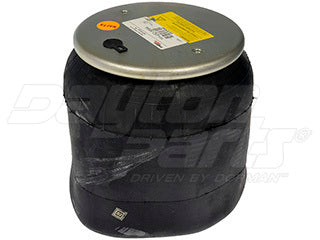 Air Spring 452-8864L Rolling Lobe Rubber with Plastic Piston — 24.49 in Height, 3-Stud Top, PACCAR Cross