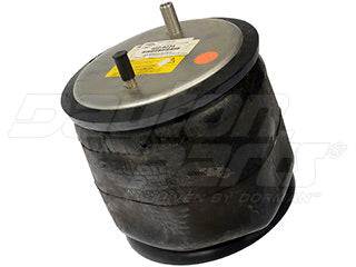 Air Spring 452-9223L Rolling Lobe Rubber with Plastic Piston — Dual Stud & Dual Bolt Mount