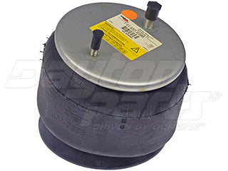 Air Spring 452-9366L Rolling Lobe Rubber with Plastic Piston — Dual Stud Mount