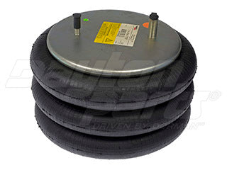 Air Spring 454-7797L — Double Convoluted Rubber with Steel Piston, 16.14 in Height