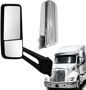 Peterbilt 579 Door Mirror Chrome Passenger Side 2013 - 2020