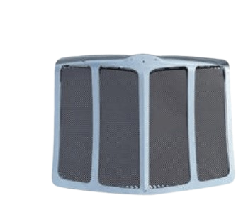 Peterbilt 579 Grille With Bug Screen Chrome 2013 and Newer