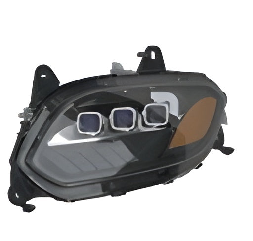 International LT625 LED Headlight Assembly Driver Side Black With Projector 2018 and Newer