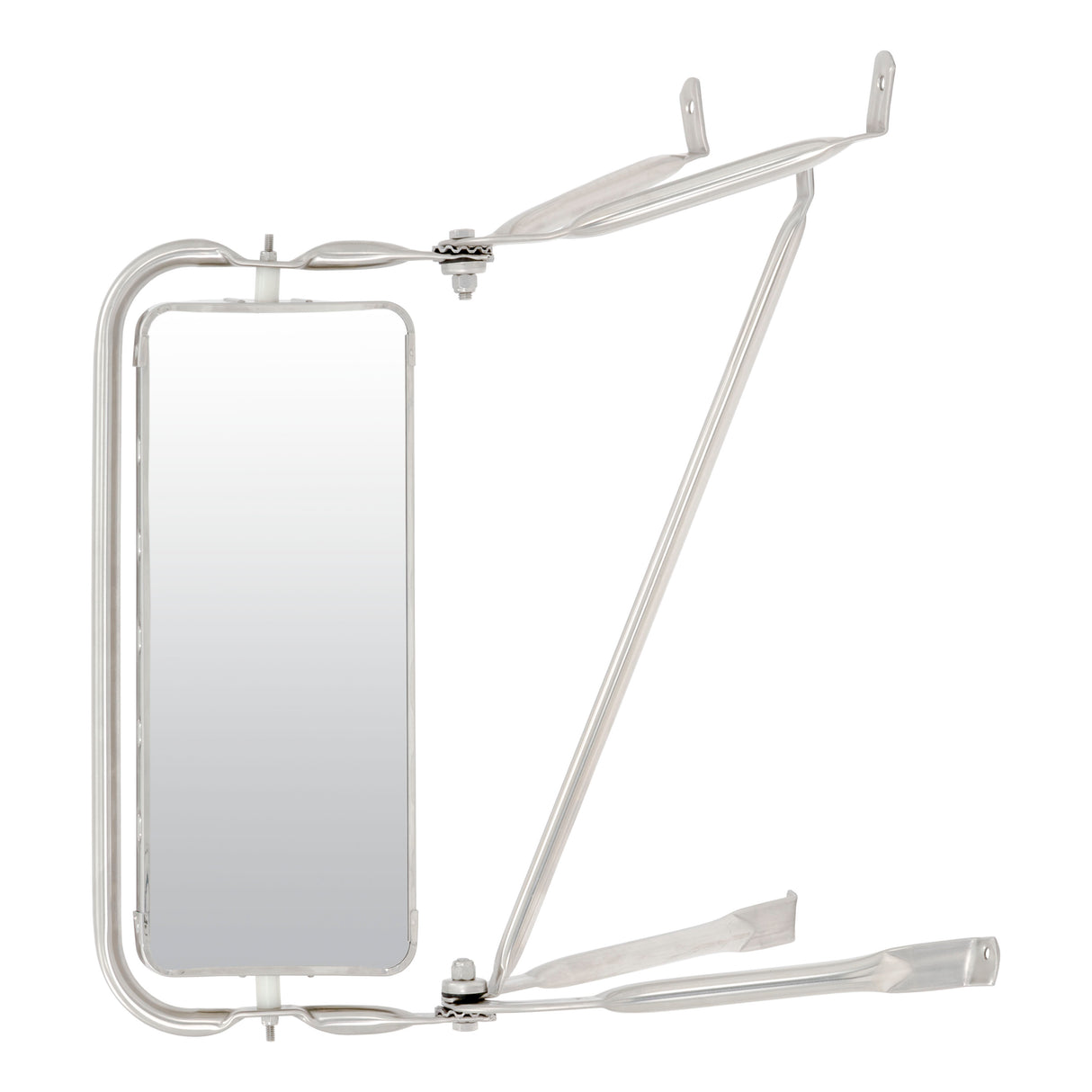 Mirror Assembly West Coast Custom International 7" x 16" Stainless Steel 1612821C91