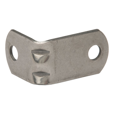 Mirror J-Bracket Convex 3/8" Holes Stainless