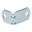 Mirror J-Bracket Convex 3/8" Holes Stainless Steel