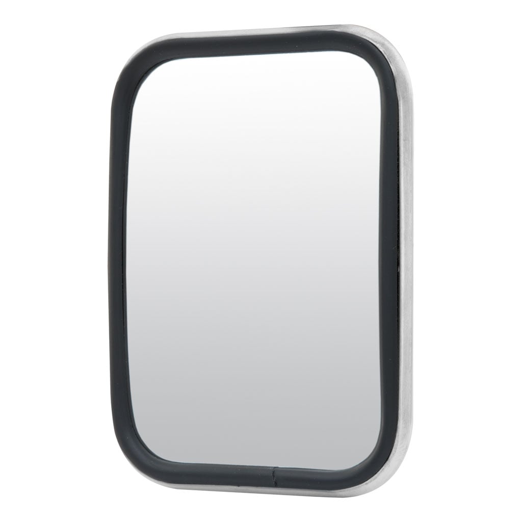 Mirror Head Flat-Glass Rectangular Center-Mount 5-1/2" x 7-1/2" Aluminum