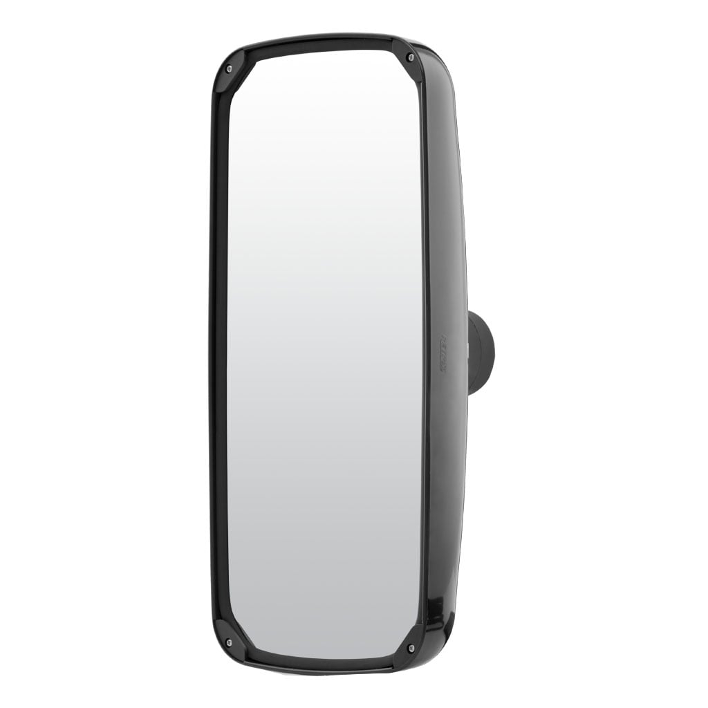 Mirror West Coast Fits 3/4" to 1-1/4" Tube Aerodynamic 8" x 17" Black Plastic