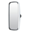 Mirror West Coast Fits 3/4" to 1-1/4" Tube Aerodynamic 8" x 17" Chrome Plastic
