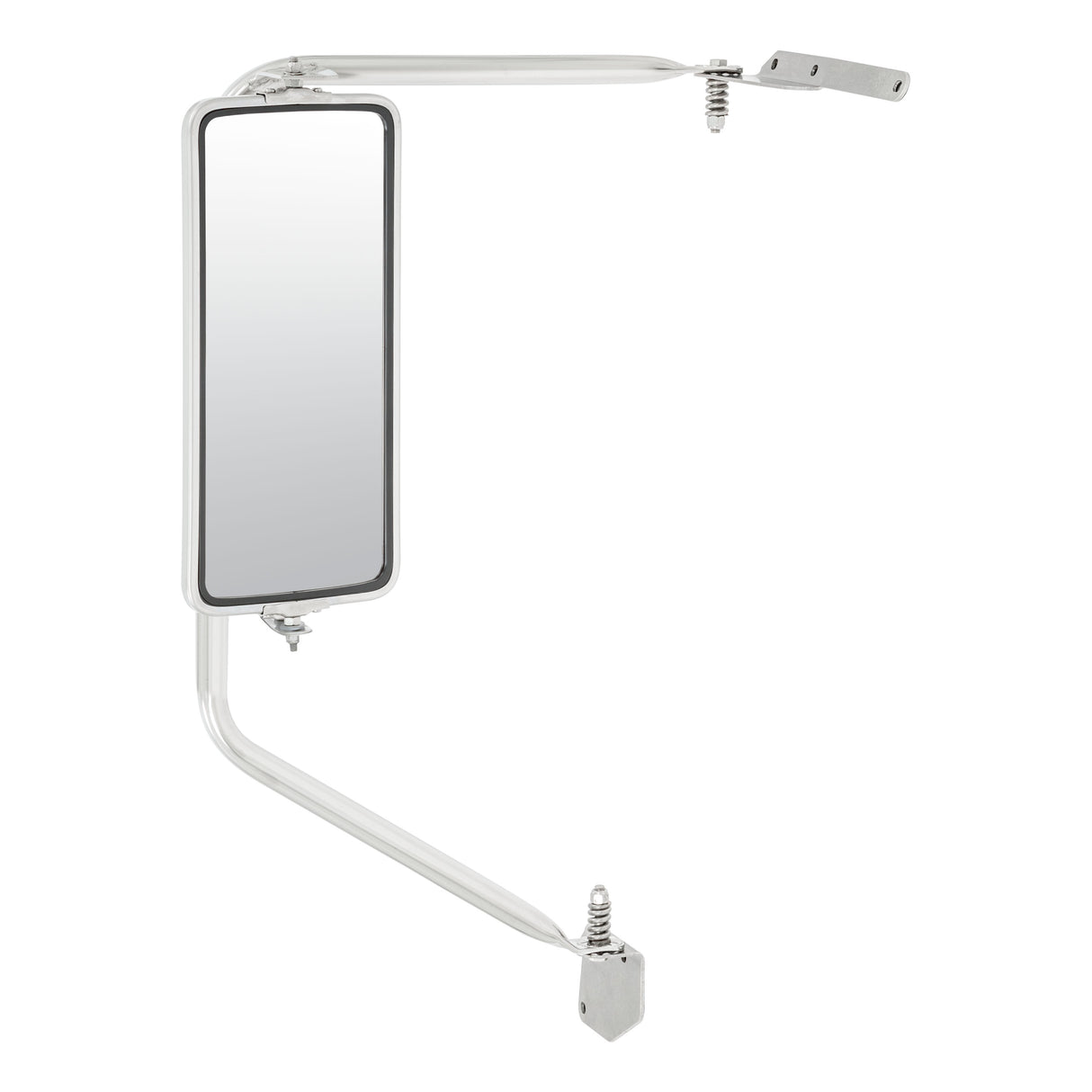 Mirror Assembly West Coast Custom 1159 7" x 16"Stainless Steel International Driver Side