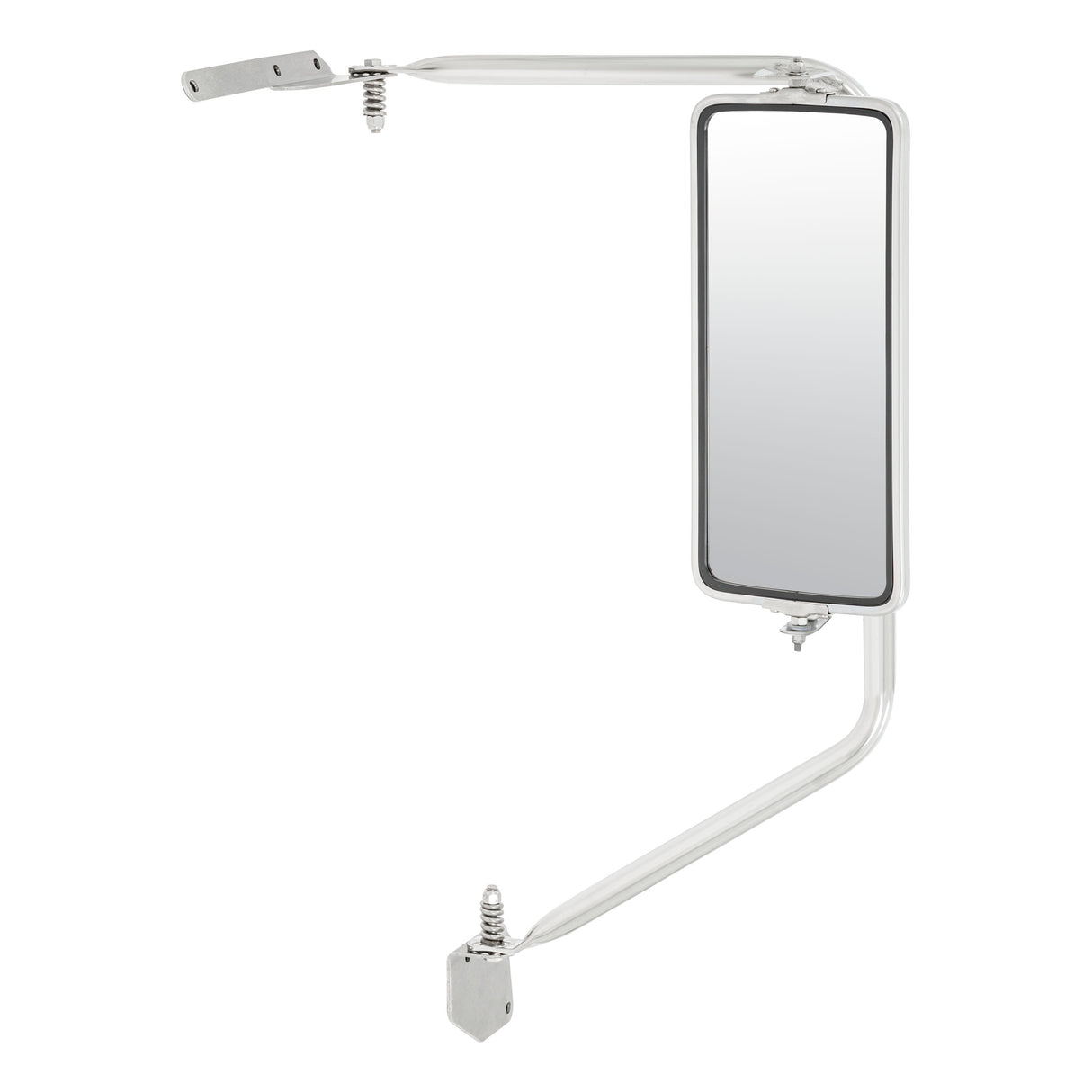 Mirror Assembly West Coast Custom 1159 7" x 16" Stainless Steel International Passenger Side