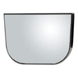 Mirror Head Convex Replacement Glass Dual-Vision Heated Aerodynamic 7" x 4-1/2"