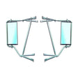 International 4700, 4900 Door Mirror Aluminum Pair