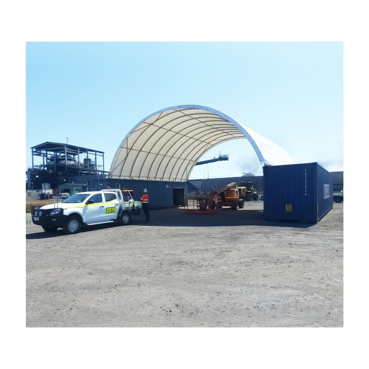SHIPCONT SHELTER 40'L X 33'W