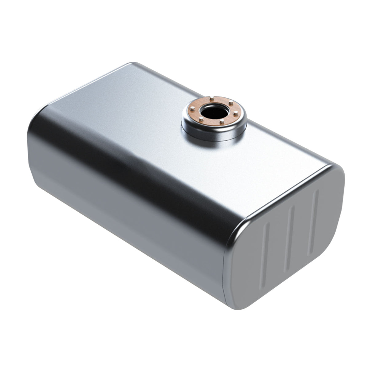 GMC, Isuzu Fuel Tank Aluminum 51 Gallon Driver Side 18.25"H x 26"W x 28.5"L Rear Fill Milgrade