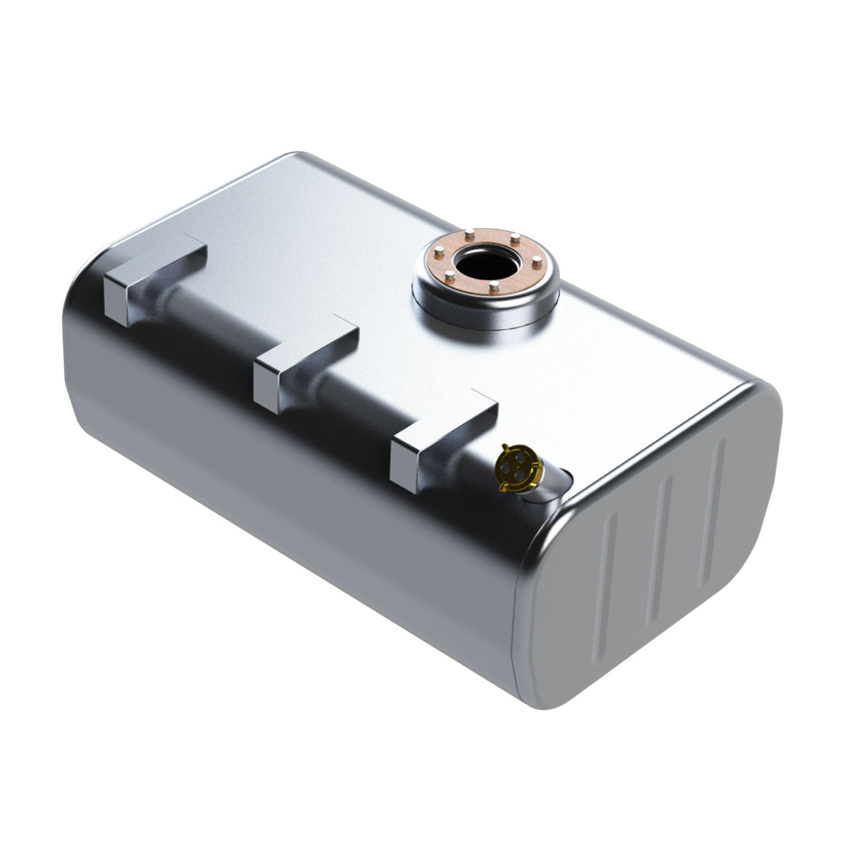 GMC Fuel Tank 54 Driver Side Rectangular Rear Fill 15"H x 24"W x 37"L Milgrade 20904798, r1505609, 19179772, 20904789, R1505608, 19179775, 15871580