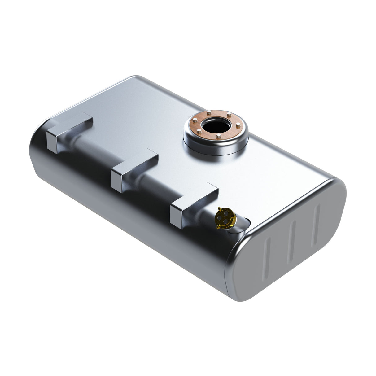 GMC Fuel Tank 39 Driver Side Rectangular Rear Fill 11"H x 24"W x 37"L Milgrade 20904796, 15871580