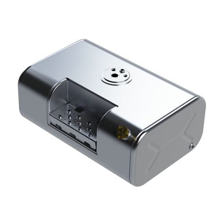 International Fuel Tank 50 Passenger Side Rectangular Front Fill 15"H x 25"W x 35"L Milgrade 1661790C93, 29-06006002, IN-R25060-PFWS