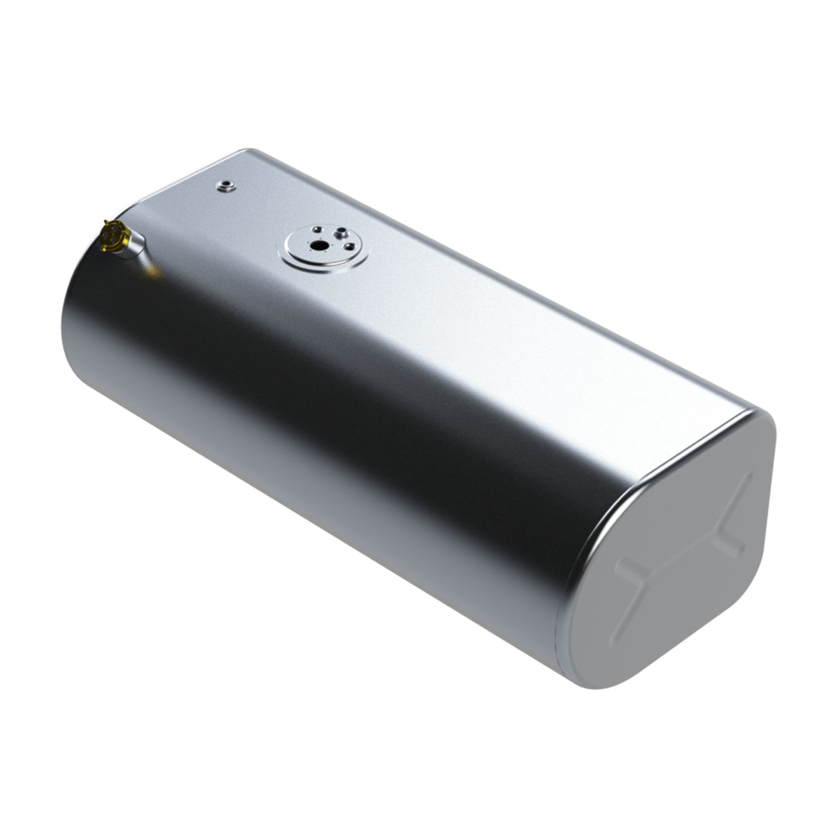 International Fuel Tank Aluminum 54 Gallon Passenger Side 15"H x 25"W x 35"L Front Fill Milgrade 3518816C92