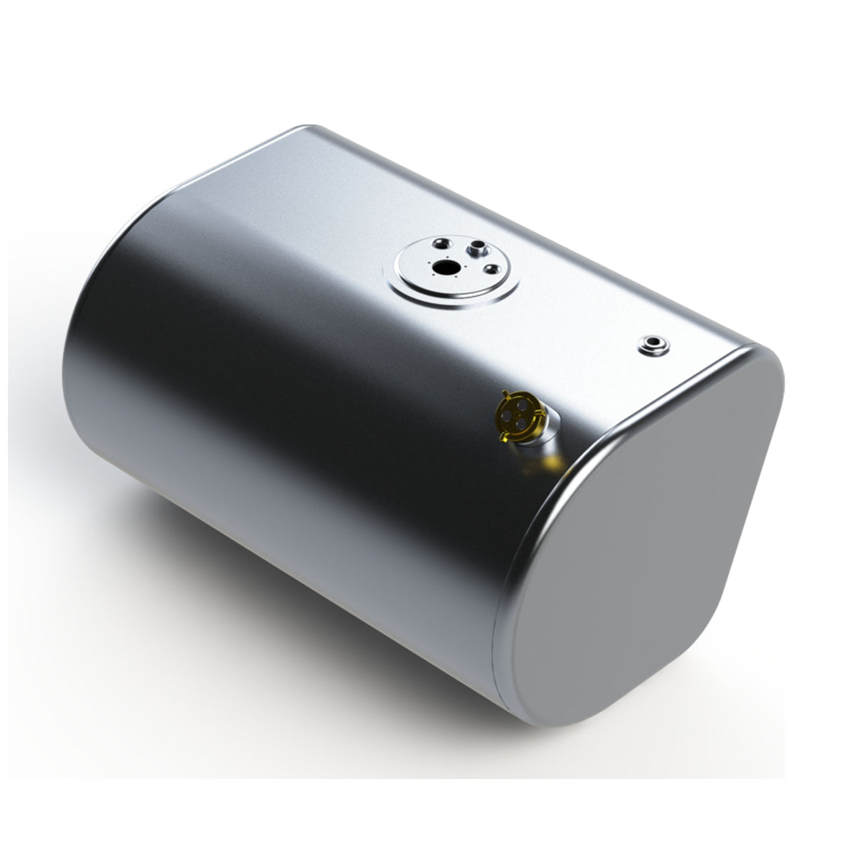 International Fuel Tank Aluminum 101 Gallon Passenger Side 23"H x 25"W x 45.75"L Rear Fill Milgrade 2507035C92