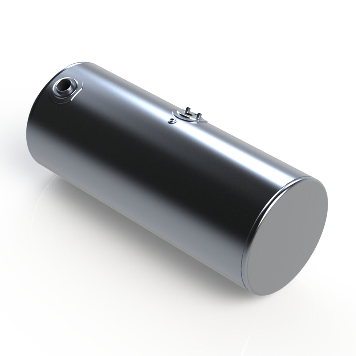 Kenworth Fuel Tank Aluminum 2010 or Newer 47 Gallon Driver Side 24.5"D x 36"L Front Fill Milgrade K444-0486N0102U075