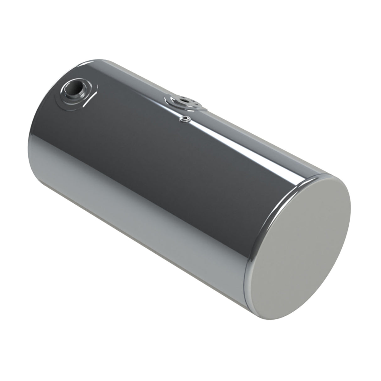 Kenworth Fuel Tank Aluminum 2010 or Newer 73 Gallon Driver Side 24.5"D x 52.5"L Front Fill  Polished K444-0486N0102B111