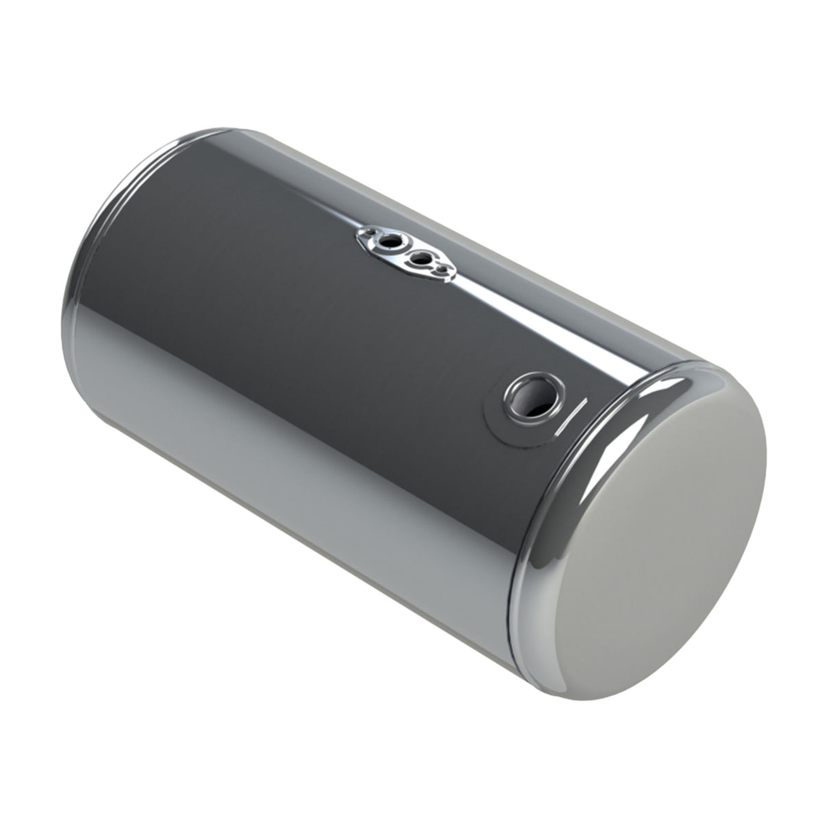 Peterbilt Fuel Tank Aluminum 2006 or Older 138 Gallon Driver Side 26"D x 44"L Center Fill  Polished