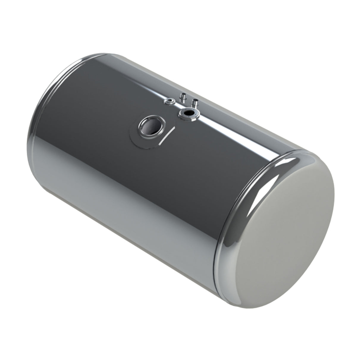 Peterbilt Fuel Tank Aluminum 2007 or Newer 154 Gallon 26"D x 48"L Center Fill Milgrade