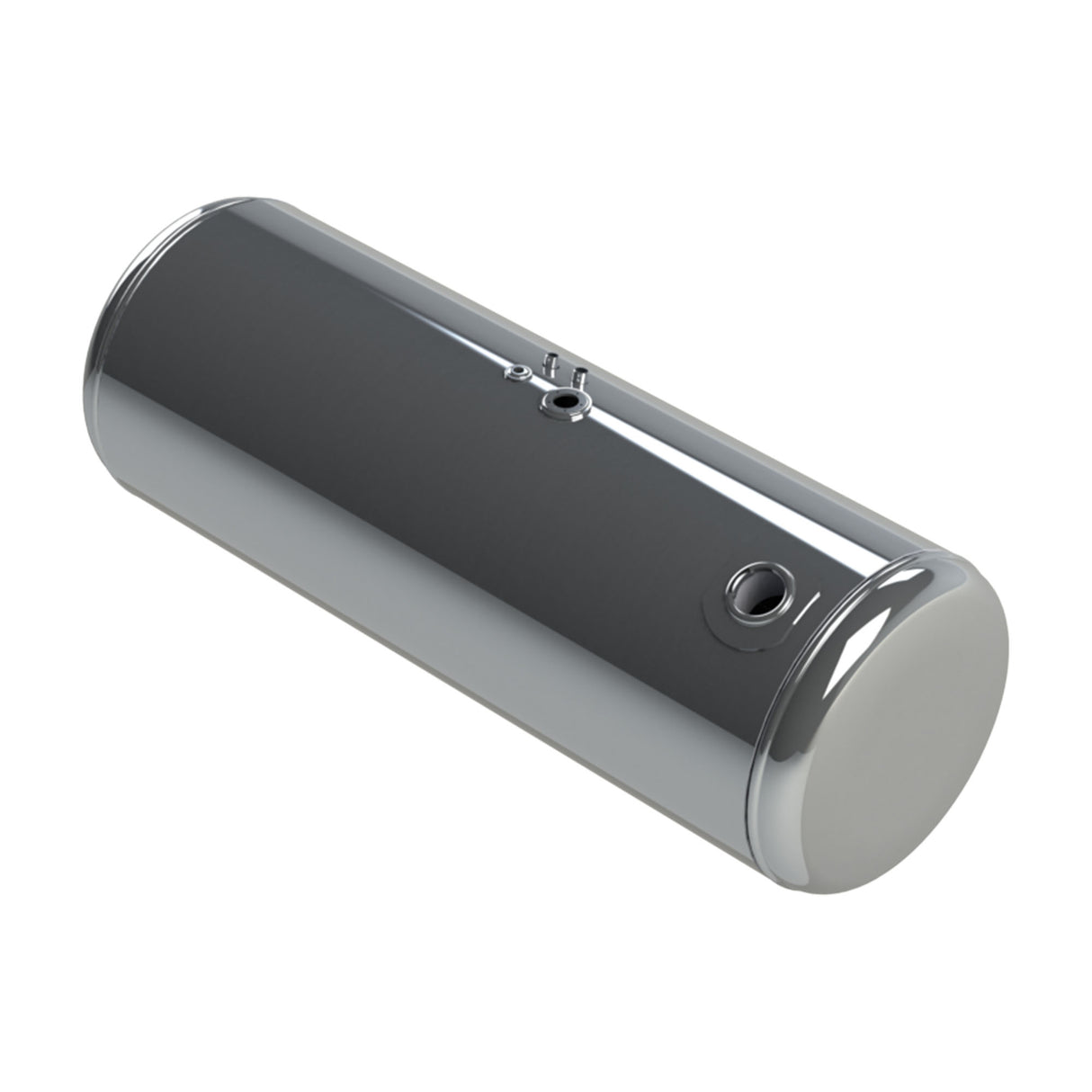 Peterbilt Fuel Tank Aluminum 2007 or Newer 154 Gallon Driver Side 26"D x 39"L Center Fill  Polished 11-04818-043T048U