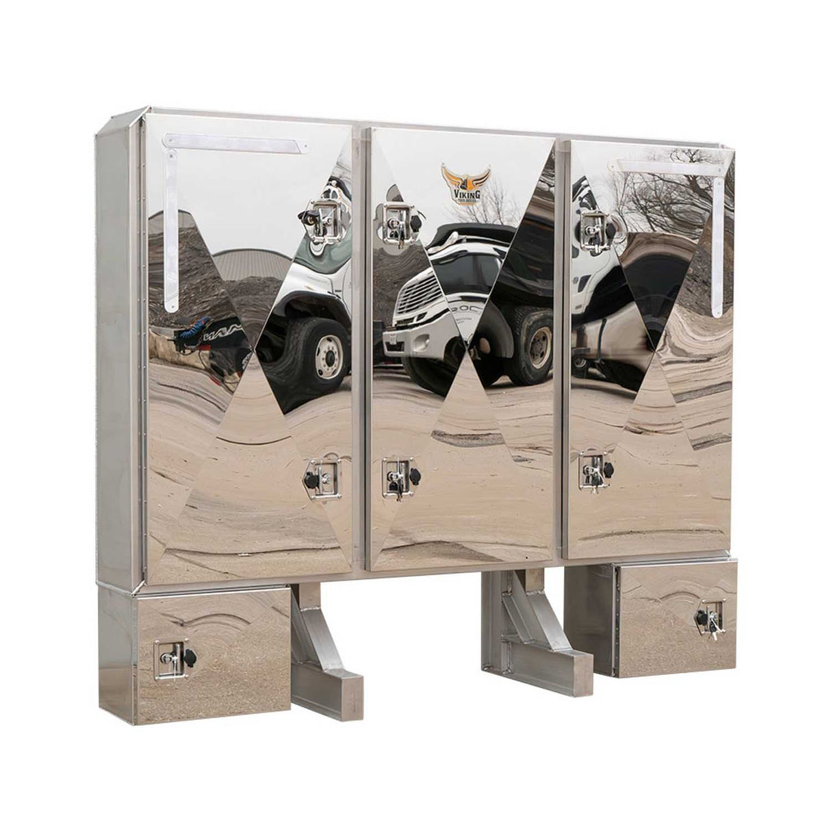 CAB RACK 64H-80W-14D 3DR 2BX
