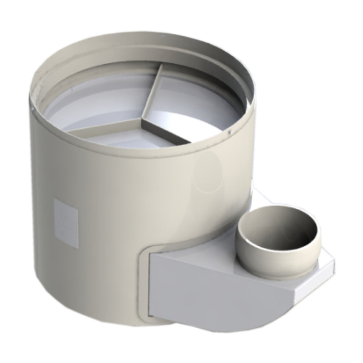 Komatsu DPF Diesel Particulate Filter, DOC Diesel Oxygen Catalyst Full Assembly with Endcaps C6527-01-0010, 6527-31-1010, 6527-21-1010