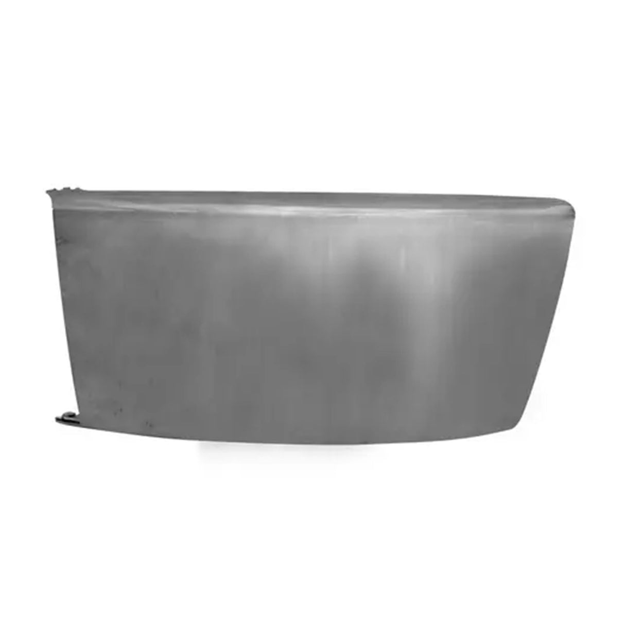 Freightliner M2 106, M2 112 Bumper End Chrome Flat Mount Style 30"