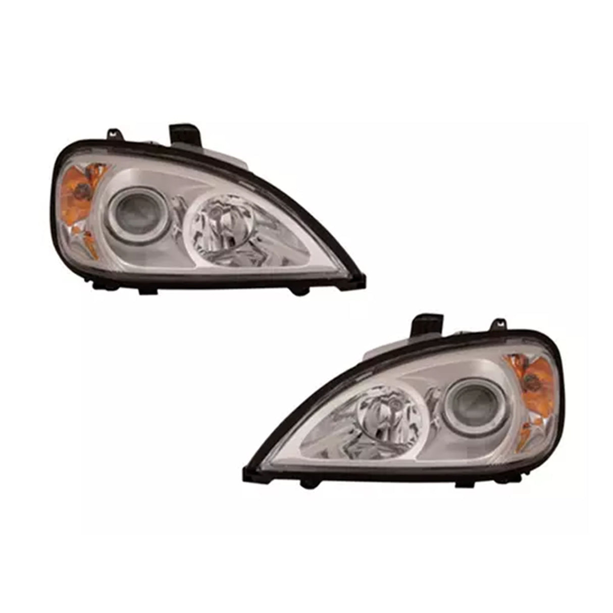 Freightliner Columbia Headlight Chrome Pair 1996 - 2011