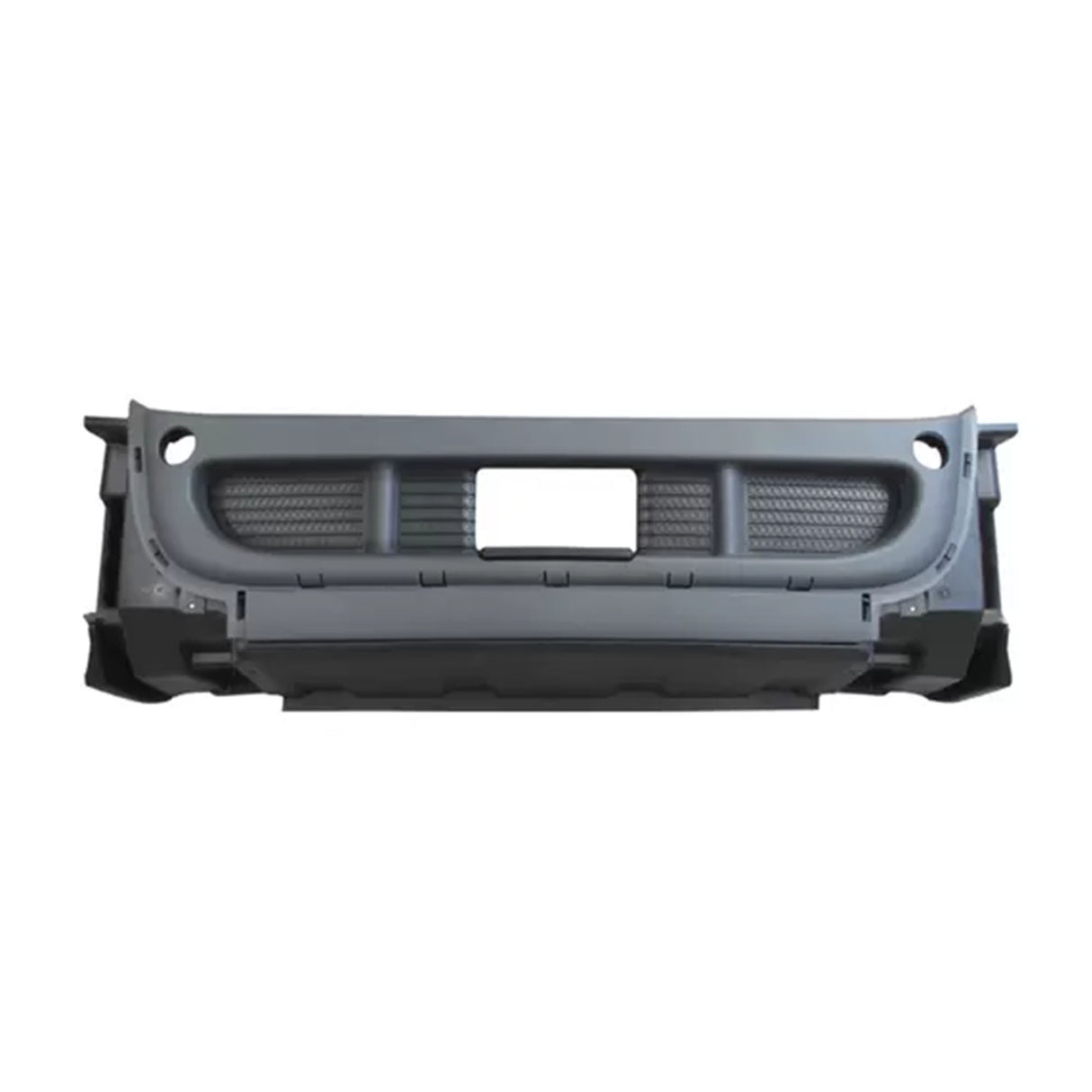 Freightliner Cascadia Bumper Center with Support without Fog Light Holes for Chrome Cover