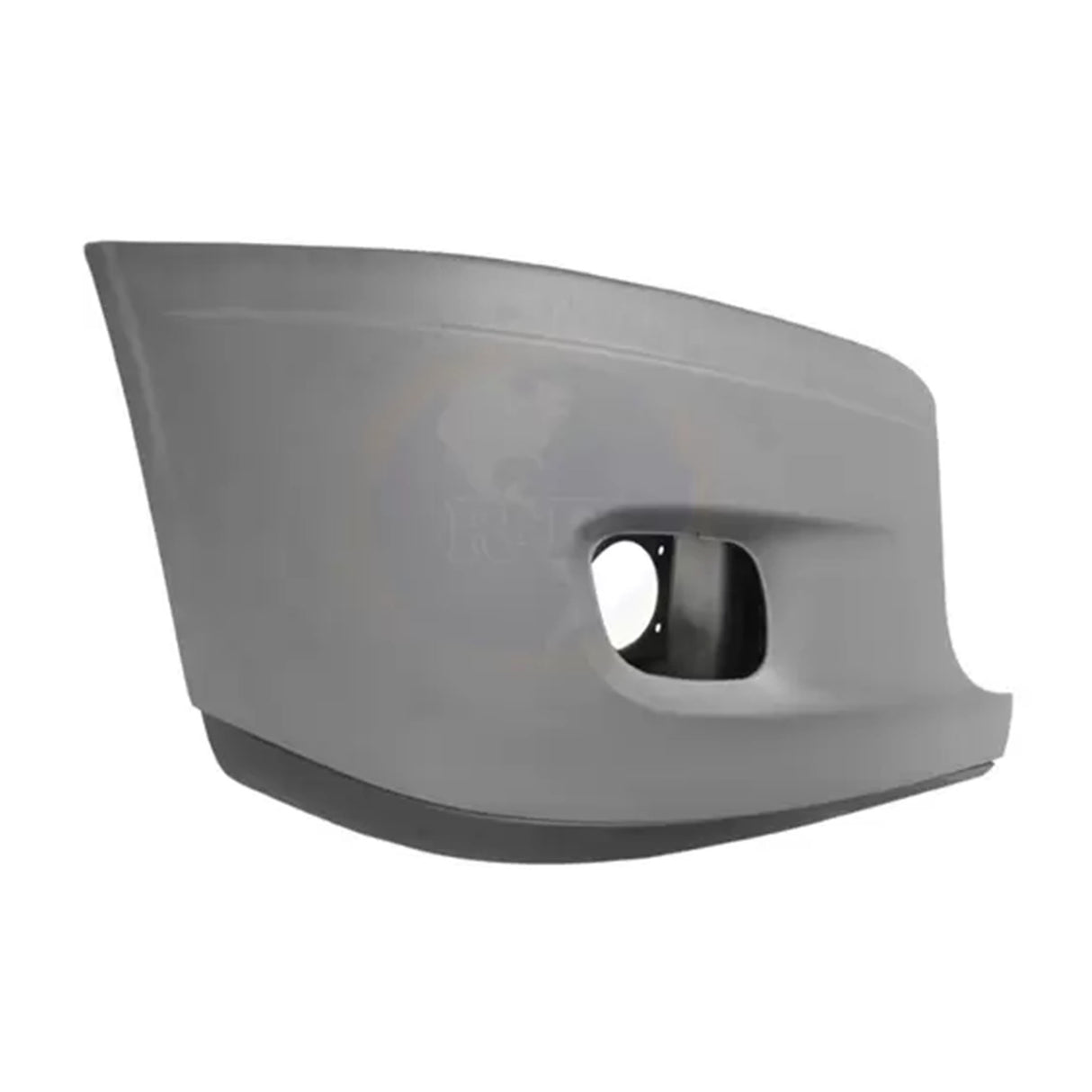 Freightliner Cascadia Bumper End with Back Support with Fog Light Hole Passenger Side