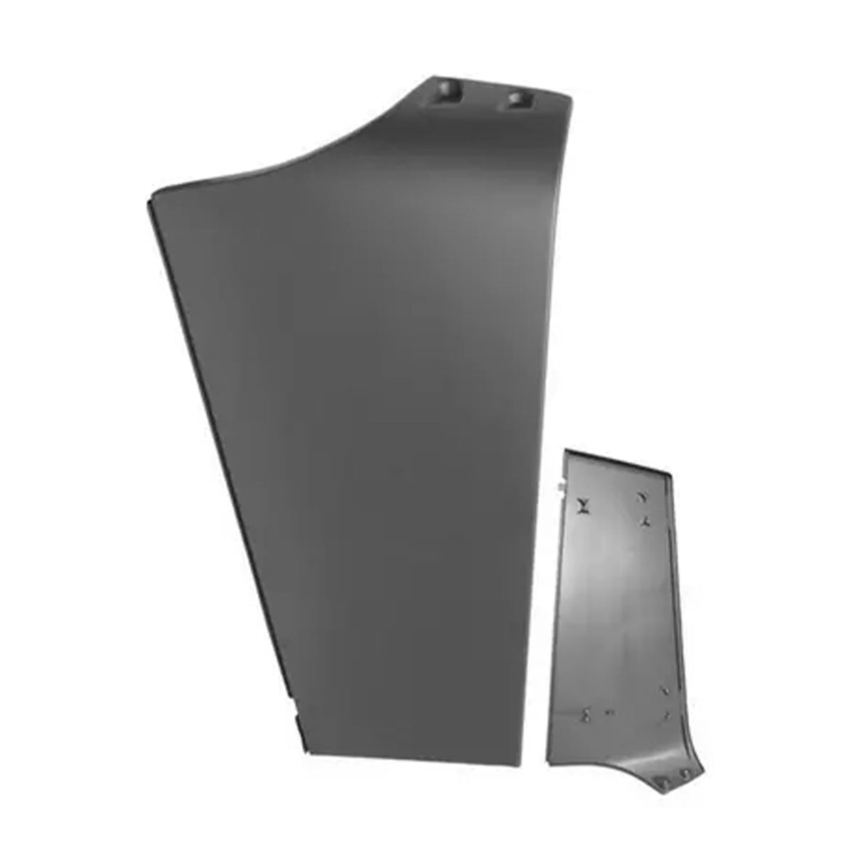 Freightliner Cascadia Sleeper Fairing Black Upper 2008 & Newer Passenger Side